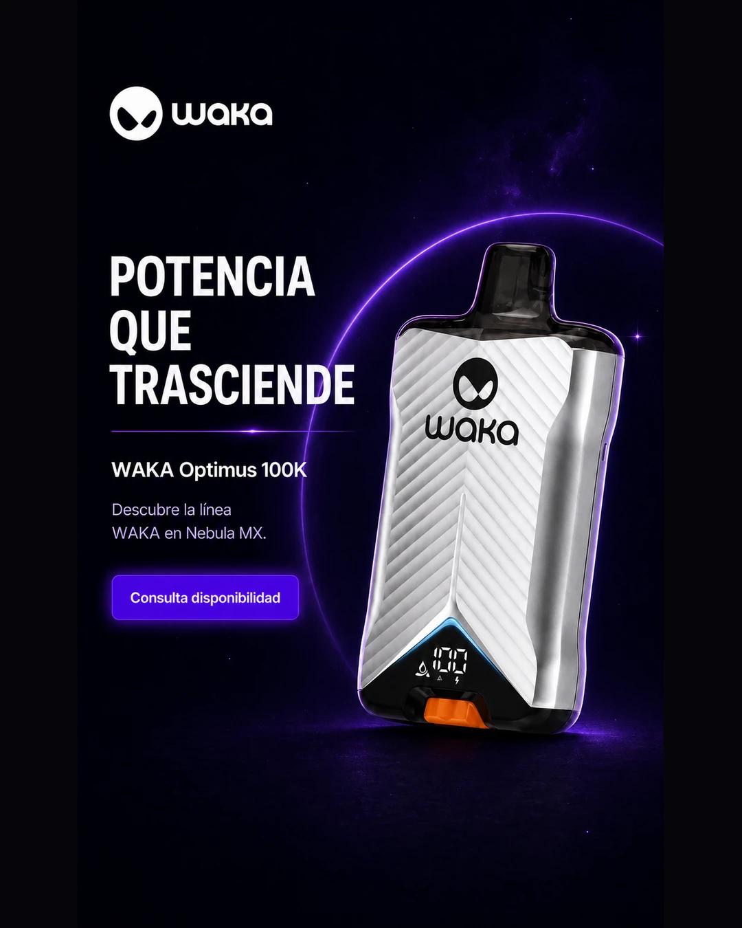 Flyer de WAKA Optimus 100K